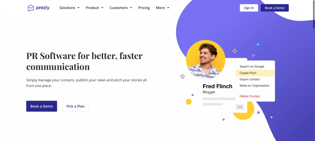 Prezly Software for PR Coverage