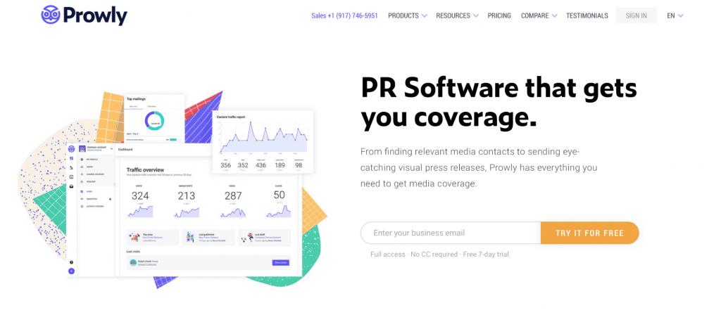 Prowly PR Software