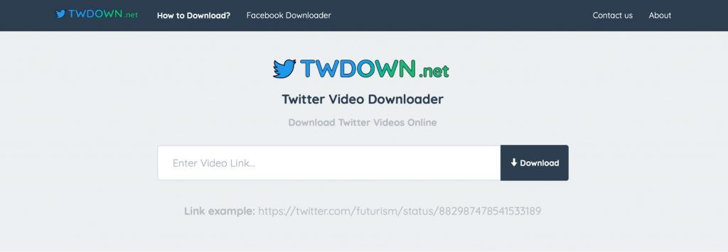 Twitter video downloader website