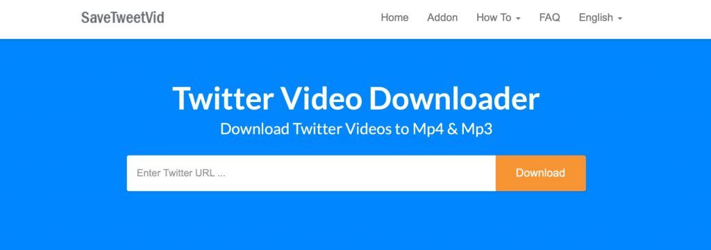 SaveTweetVid twitter video downloader