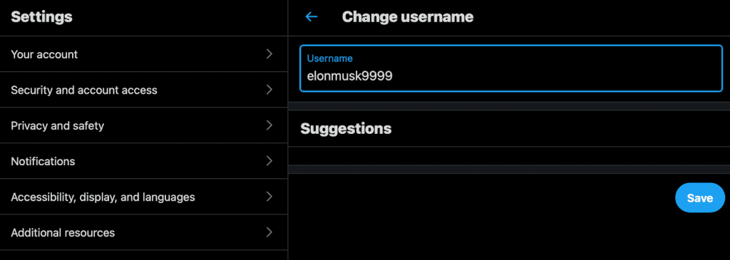 How to Change Twitter Handle